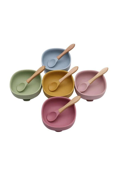 NO-SPILL BOWL & SPOON SET - Dinks