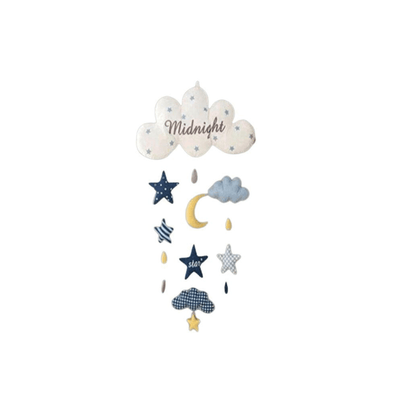 Nordic Style Cloud and Moon Hanging Decoration - Dinks