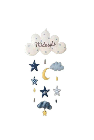 Nordic Style Cloud and Moon Hanging Decoration Dinks Cloud 