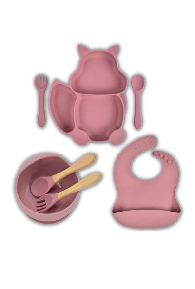SEVEN PIECE SUCTION TODDLER MEAL TIME WEANING SET tableware Obor 