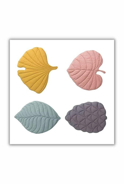 Nordic Style Padded Leaf Baby Floor Mat Dinks 