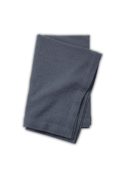 Elodie Knitted Cellular Blanket - Tender Blue Dinks 