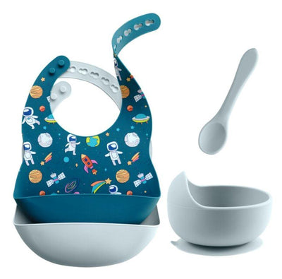 Baby's First weaning Bib, Bowl and Spoon Set Baby & Toddler Dinks 