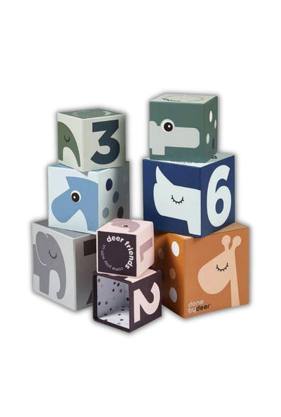 Done by Deer Stacking Cubes - Deer Friends Colour Mix Dinks 