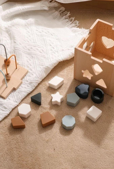 Wooden Geometric Box Toy Dinks 